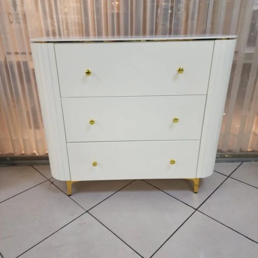 ⁦קומודה דגם יסמין בחיתוך CNC בצדדים⁩ – תמונה ⁦2⁩