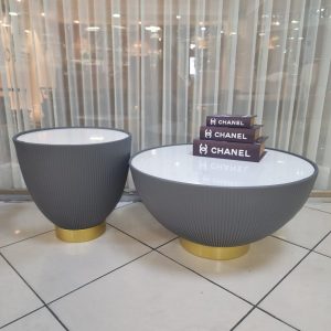 שולחנות סלון ברבי אפור