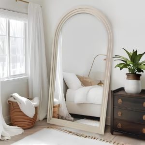 מראת קשתות עץ שמנת