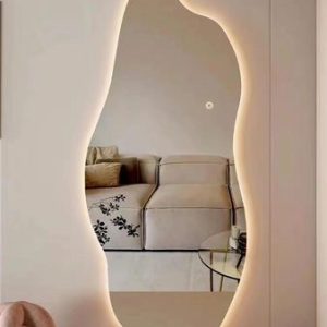 מראת גוף אי סימטרית עם 3 מצבי תאורה