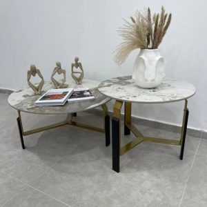 סט שולחנות סלון דגם "רוז"