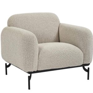 כורסת דגם נילוס "מוקה" בד אריג