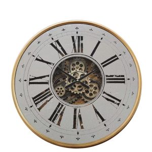 שעון לבן זהב שעונים מסתובבים