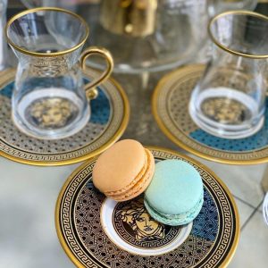 סט כוסות תה עם תחתית ורסצ'ה