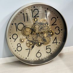 שעון מסגרת נירוסטה קוטר 60 ס"מ