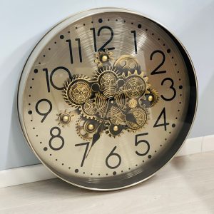 שעון מסגרת נירוסטה קוטר 60 ס"מ