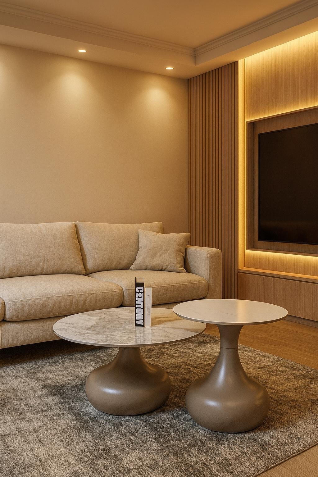 זוג שולחנות "כינור" סהרה