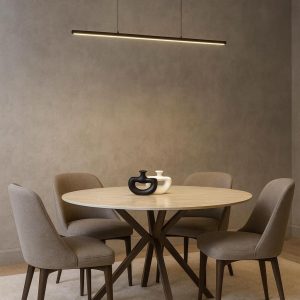 פינת אוכל טרוונטין קוטר 100 ס"מ