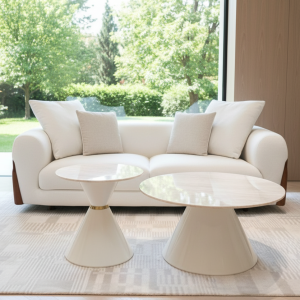 זוג שולחנות פלטת טרוונטין