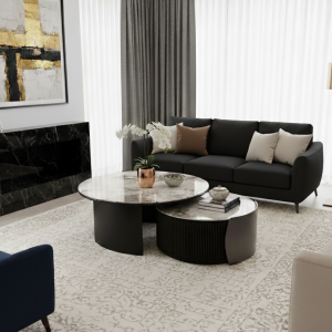 שולחן סלון ריאנה שחור