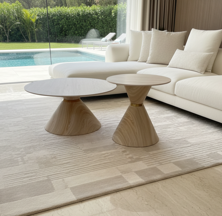 סט שולחנות סלון דגם "הללי"