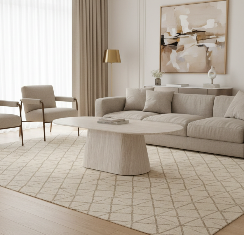 שולחן סלון דגם "אורי" טבעי