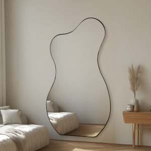 מראה אמורפית גוף בצבע שחור