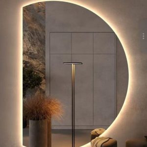 מראת לד חצי עגולה דגם לורנט