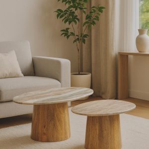 זוג שולחנות דגם טיברו