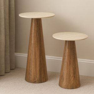 זוג שולחנות גדם קיידן